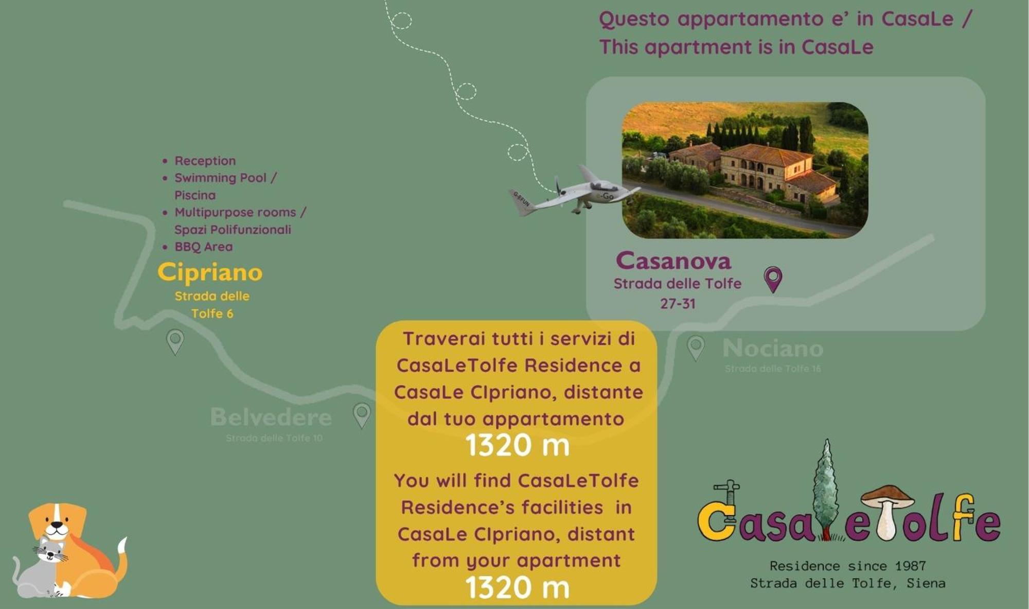 Two-Bedroom Apartment with Private Terrace - Casale Casanova